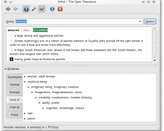 A for Artha, The Awesome offline Dictionary for Linux